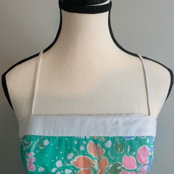 CALIFORNIA POPPY by LANZ  Vintage 1960’s Tie Strap  Floral Dress. - Picture 3 of 10